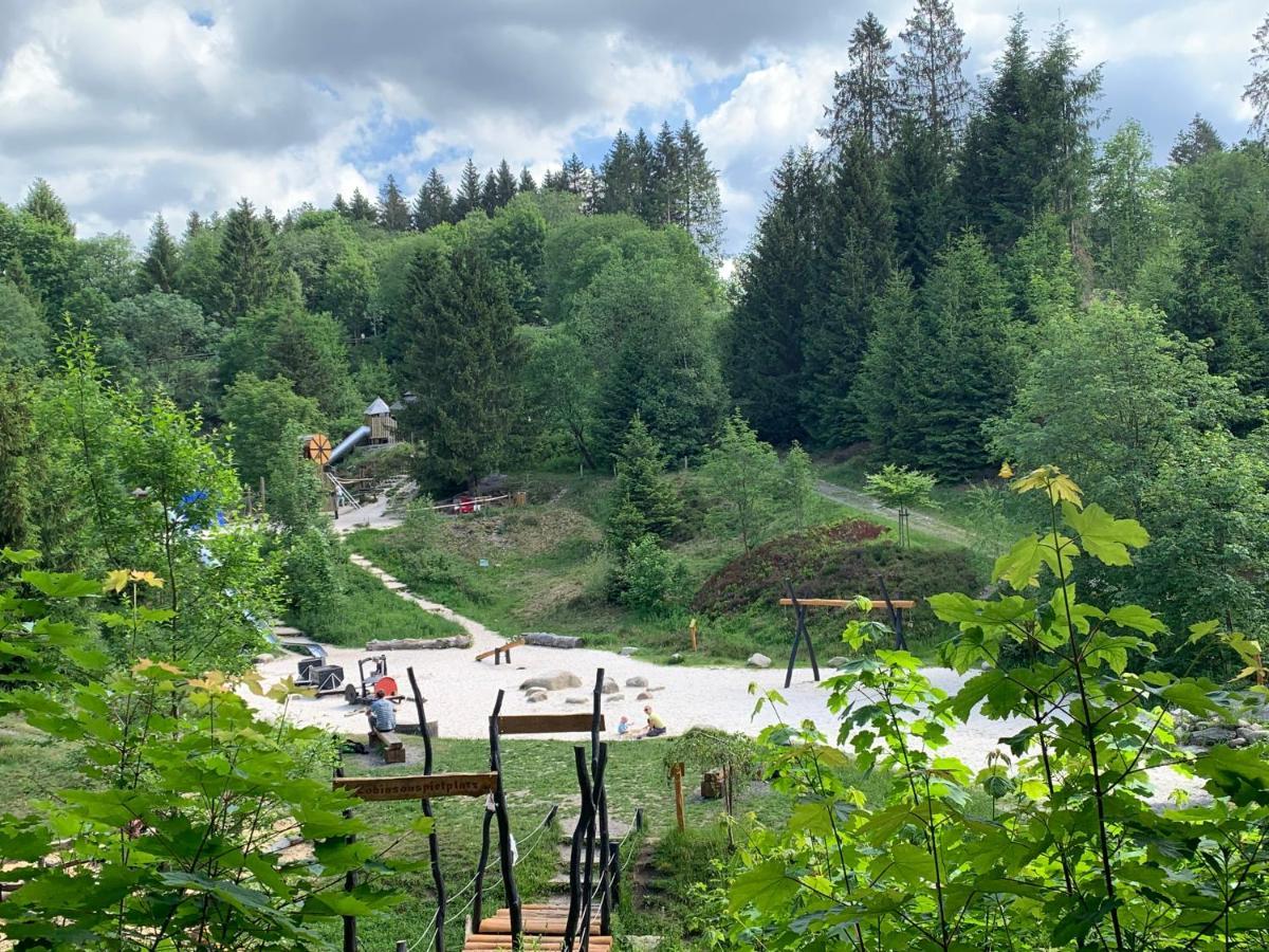 Appartamento Haus Am Kurpark Clausthal-Zellerfeld Esterno foto